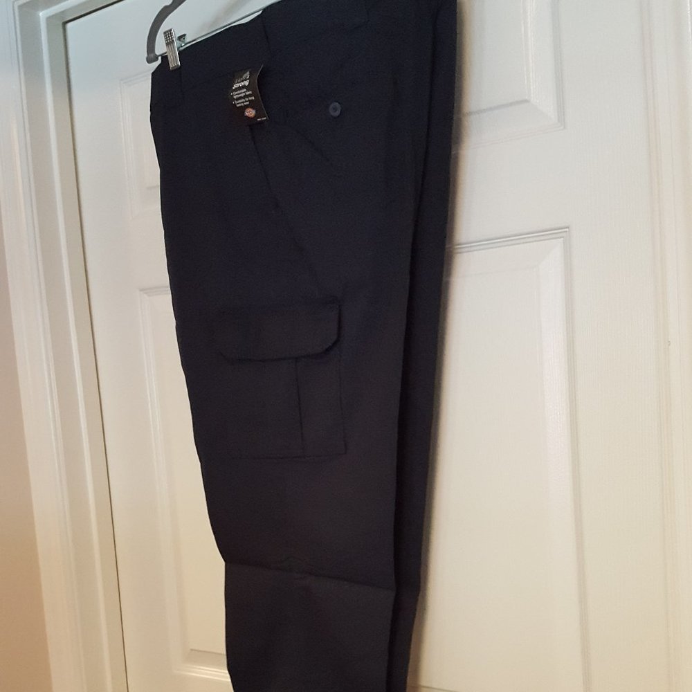 Dickies Regular Fit Straight Leg Cargo Pants - Navy - 42X32